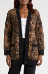 Ugg(r) Joselyn Lounge Cardigan In Chestnut Marble Jungle