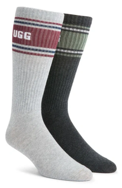Ugg (r) Josias 2-pack Varsity Crew Socks In Multi