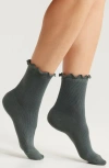UGG(R) UGG(R) KARSYN LETTUCE EDGE CREW SOCKS