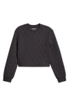 Ugg(r) Katie Quilted Lounge Top In Ink