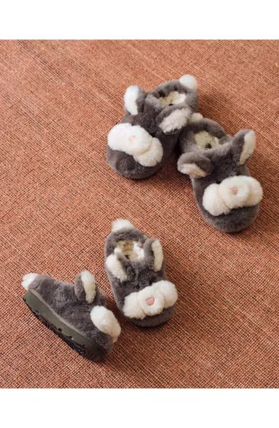 Ugg Babies' (r) Kids' Classic Hop Genuine Shearling Slipper In Gray