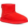 Ugg(r) Kids' Classic Mini Ii Water Resistant Genuine Shearling Boot In Cherry Pie