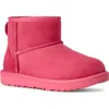 Ugg (r) Kids' Classic Mini Ii Water Resistant Genuine Shearling Boot In Pink
