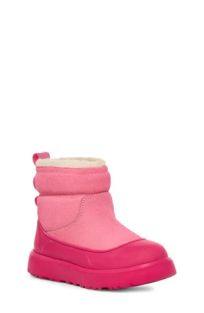 Ugg(r) Kids' Classic Mini Mond Waterproof Boot In Sachet Pink/berry