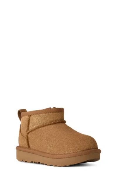 Ugg (r) Kids' Classic Ultra Mini Dazzle Boot In Brown