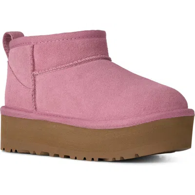 Ugg (r) Kids' Classic Ultra Mini Platform Boot In Pink