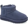 Ugg(r) Kids' Classic Ultra Mini Water Resistant Boot In Blue