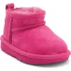 Ugg(r) Kids' Classic Ultra Mini Water Resistant Boot In Pink