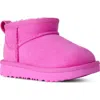 Ugg (r) Kids' Classic Ultra Mini Water Resistant Boot In Red