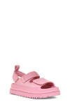 Ugg(r) Kids' Goldenglow Water Friendly Slingback Sandal In Pink Jade