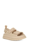 Ugg(r) Kids' Goldenglow Water Friendly Slingback Sandal In Sea Salt