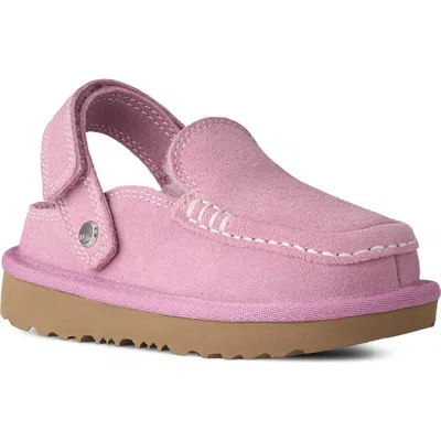 Ugg (r) Kids' Goldenstar Evelina Genuine Sheepskin Lined Clog In Pink