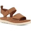 Ugg(r) Kids' Goldenstar Platform Sandal In Chestnut
