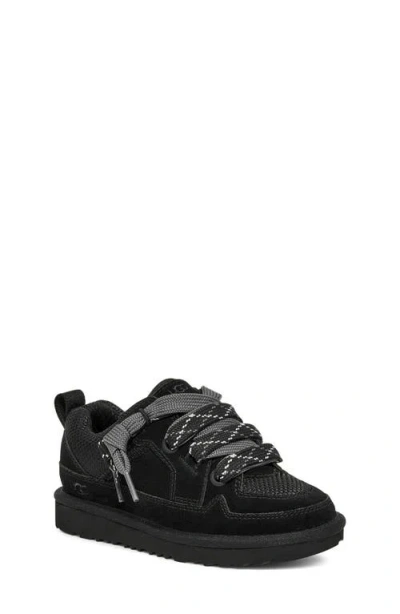 Ugg(r) Kids' Lo Lowmel Sneaker In Black