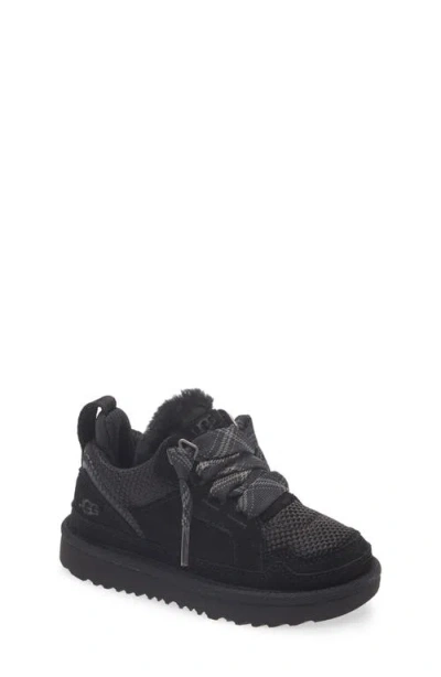 Ugg(r) Kids' Lo Lowmel Sneaker In Black