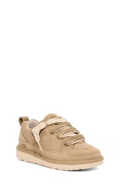 Ugg(r) Kids' Lo Lowmel Sneaker In Mustard Seed