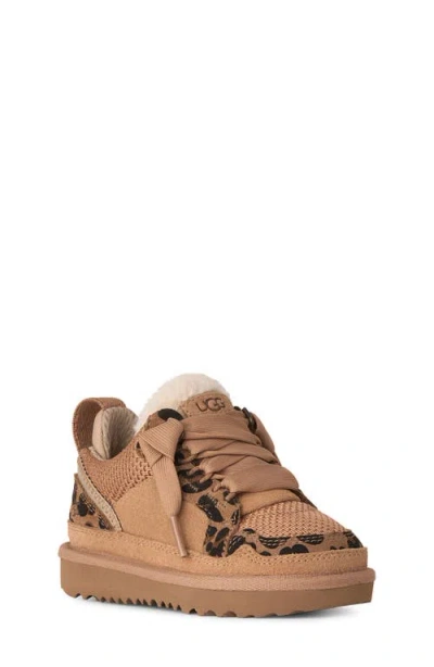 Ugg Babies' (r) Kids' Lowmel Spotted Sneaker In Brown