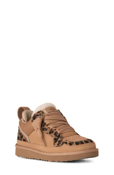 Ugg (r) Kids' Lowmel Spotted Sneaker In Brown