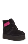 Ugg(r) Kids' Neumel Platform Water Resistant Boot In Black