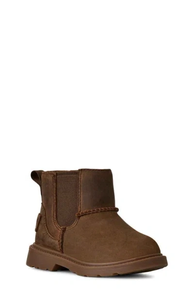 Ugg(r) Kids' Perry Waterproof Chelsea Boot In Brown
