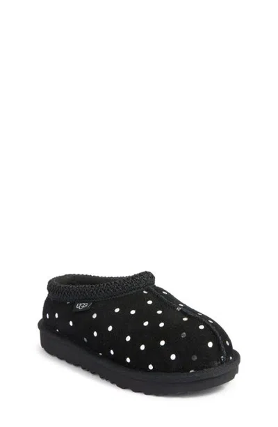 Ugg Babies' (r) Kids' Tasman Ii Shiny Dots Slipper In Black