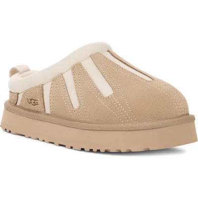 Ugg(r) Kids' Tazz Sunwave Slipper In Mustard Seed