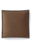 Ugg(r) Kirkwood Braid Trim Accent Pillow In Chai Spice