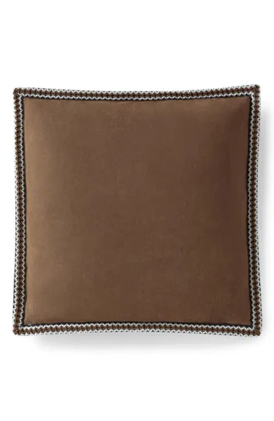 Ugg(r) Kirkwood Braid Trim Accent Pillow In Chai Spice