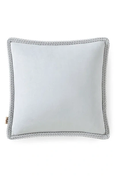 Ugg(r) Kirkwood Braid Trim Accent Pillow In Gray Violet