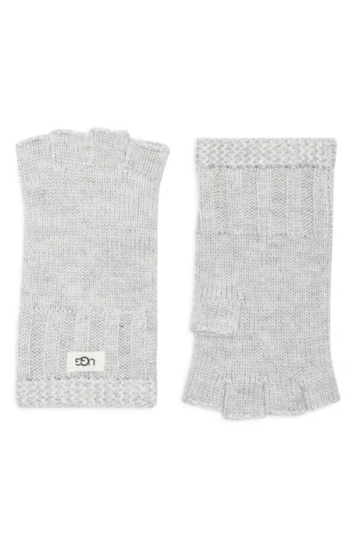 Ugg(r) Knit Fingerless Gloves In Gray