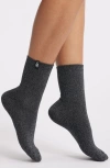 Ugg(r) Lavinia Shimmer Quarter Socks In Gray