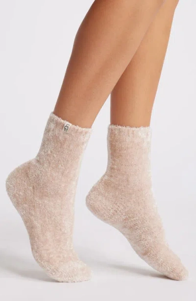 Ugg(r) Leda Chenille Crew Socks In Moonbeam