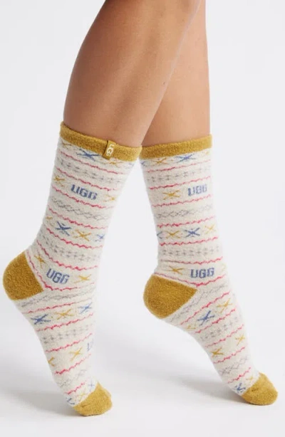 Ugg(r) Leslie Crew Socks In Multi