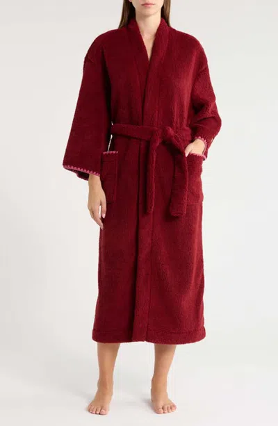 Ugg (r) Linet Oversized Plush Fleece Robe In Red