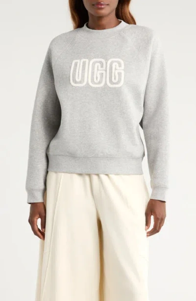 UGG UGG(R) LOGO CREWNECK SWEATSHIRT