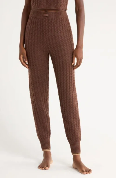 Ugg(r) Lorelai Cable Joggers In Brown