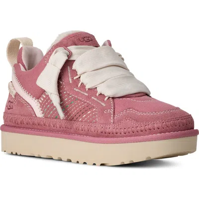 Ugg Lowmel Lace-up Sneakers In Pink