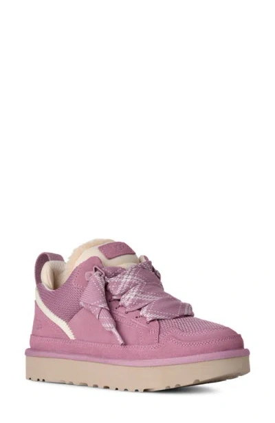 Ugg Shearling-lined Low-top Sneakers In Pink