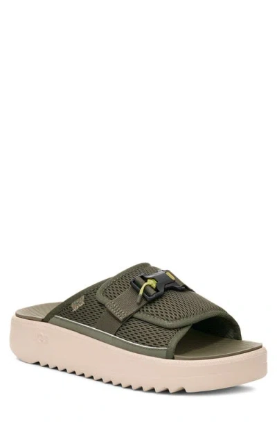 Ugg(r) Maxxer 2.0 Slide Sandal In Woodland Green