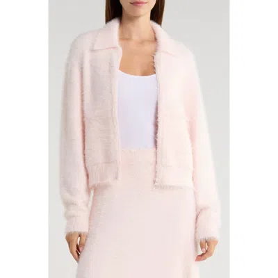 Ugg (r) Mildie Zip Cardigan In Pale Orchid