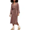 Ugg (r) Myra Rib Robe In Brown