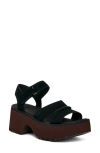 Ugg(r) New Heights Platform Sandal In Black