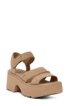 Ugg(r) New Heights Platform Sandal In Mustard Seed