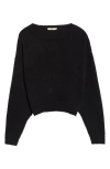 Ugg(r) Novalie Slouchy Pullover Lounge Sweater In Black