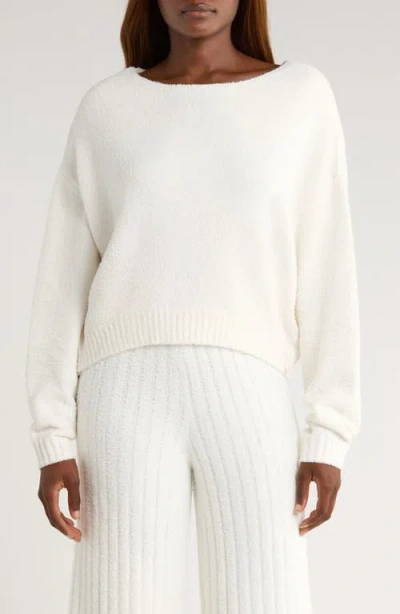 Ugg (r) Novalie Slouchy Pullover Lounge Sweater In White