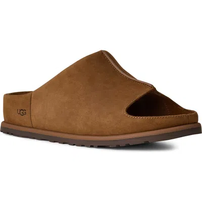 Ugg Otzo Dark Chestnut Slide In Brown