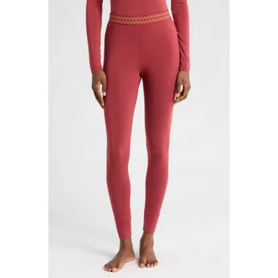 Ugg(r) Paloma High Waist Lounge Leggings Ii In Rubious Uggbraid