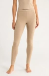 Ugg(r) Paloma Ii Rib High Waist Lounge Leggings In Neutral