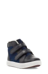 Ugg(r) Kids'  Rennon High Top Sneaker In Black/navy