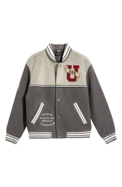 Ugg (r) Retro Varsity Jacket In Gray